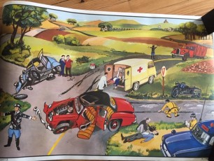 Affiche C1 - l'accident de la route